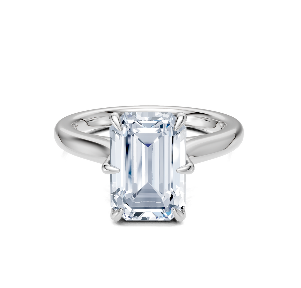 Image for Tulip Style Cathedral | 14k White Gold