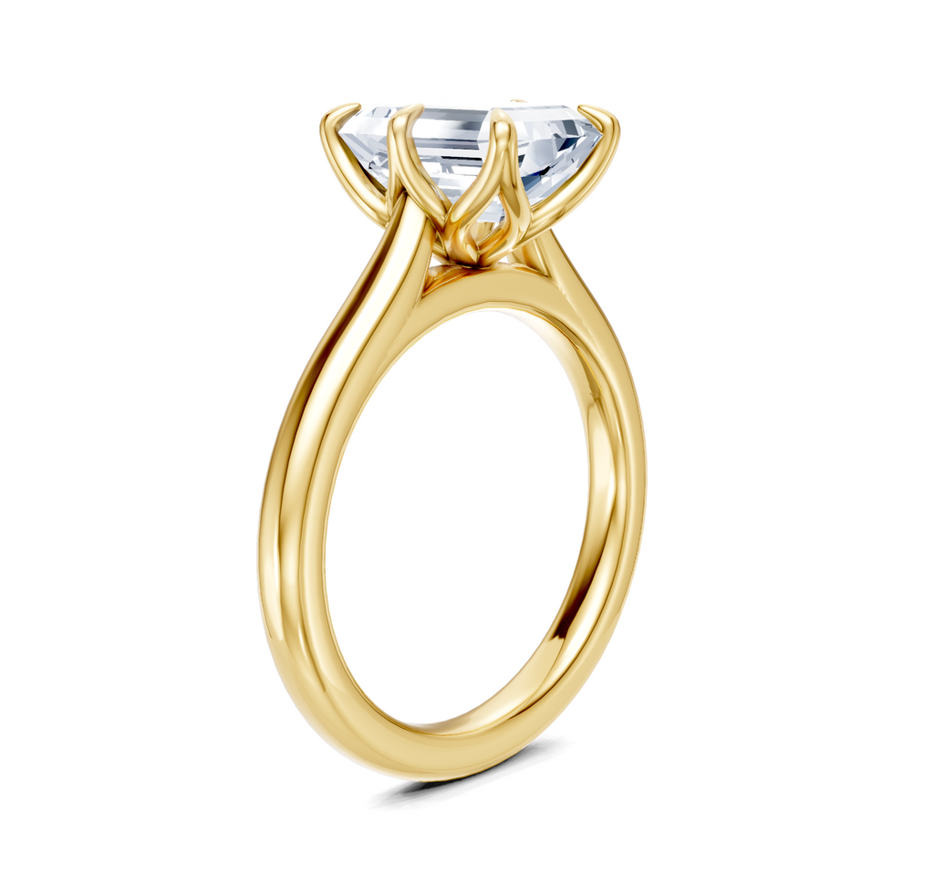 Image for Tulip Style Cathedral | 18k Yellow Gold