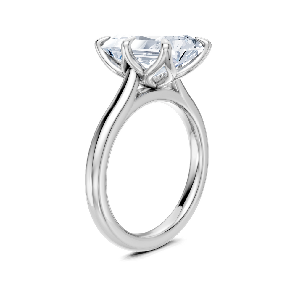 Image for Tulip Style Cathedral | 18k White Gold