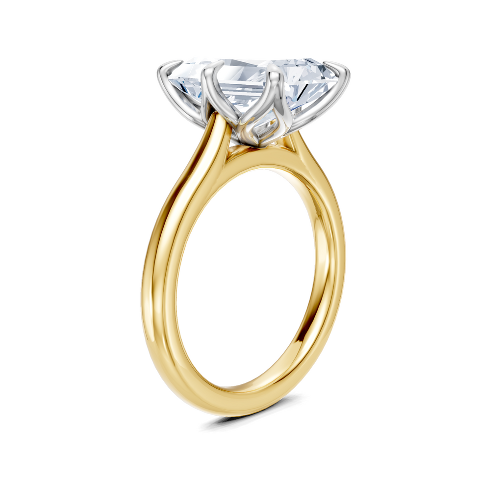 Image for Tulip Style Cathedral | 18k Two Tone