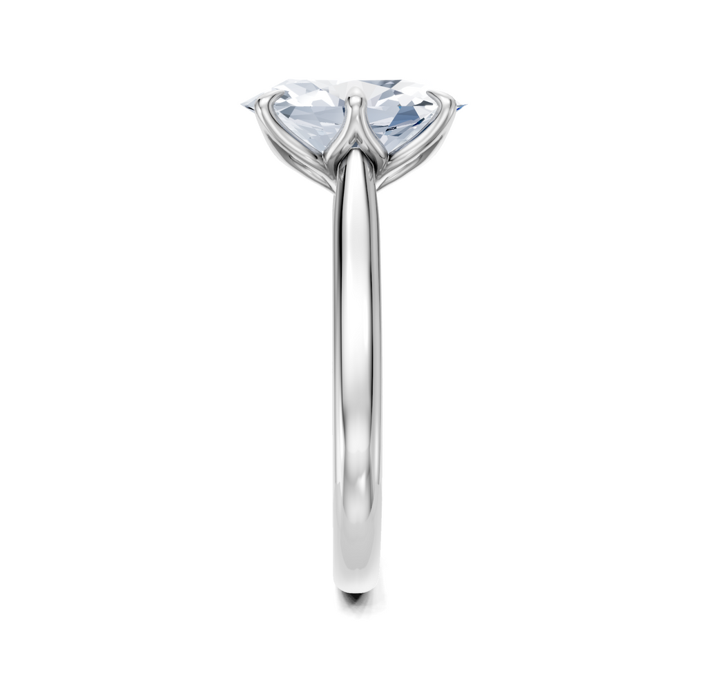 Image for Tulip Style Cathedral | 18k White Gold