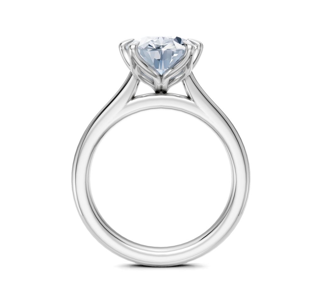 Image for Tulip Style Cathedral | 18k White Gold