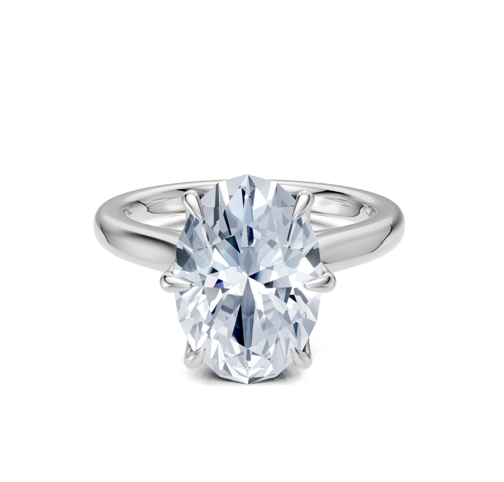 Image for Tulip Style Cathedral | 18k White Gold