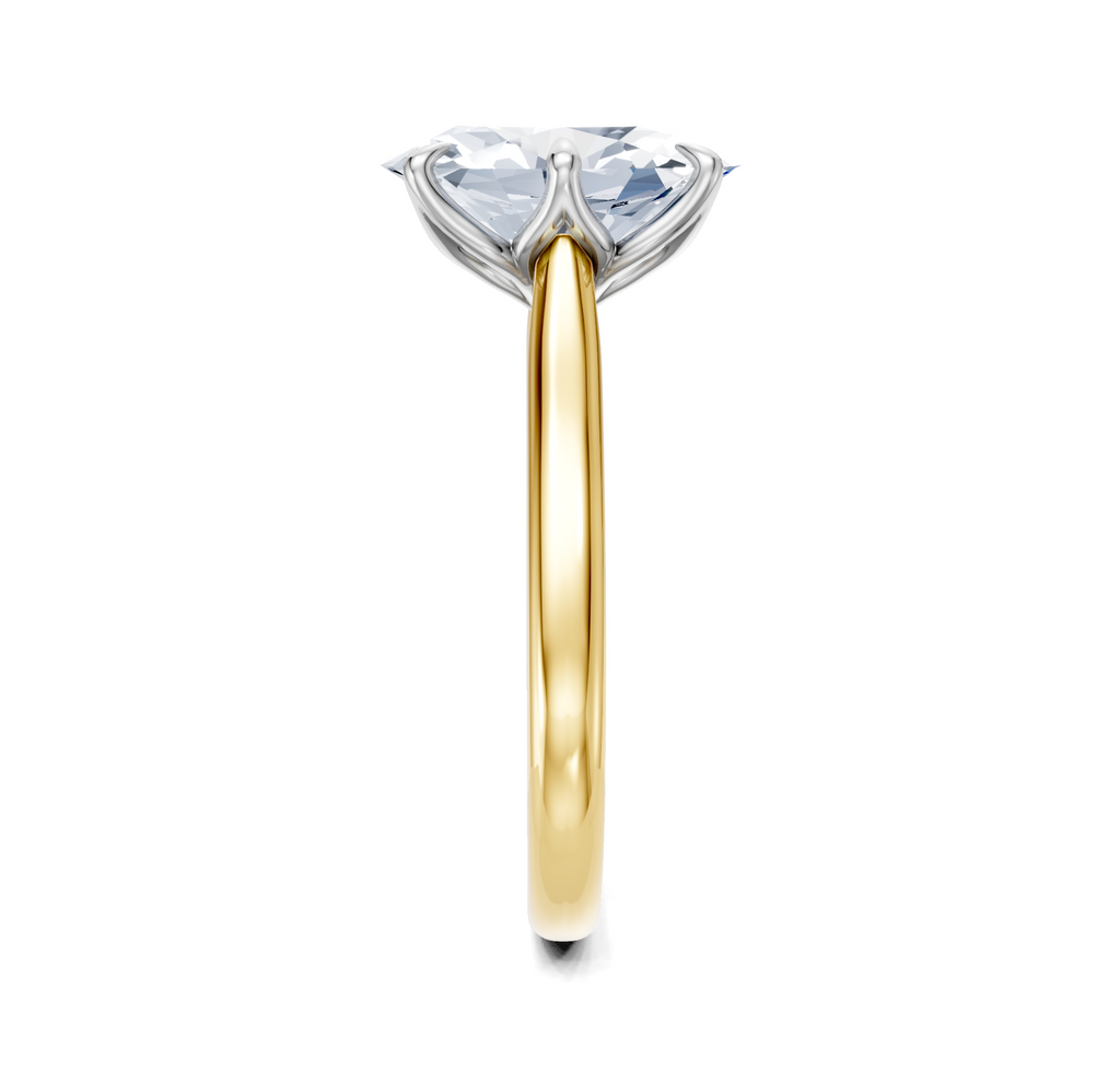 Image for Tulip Style Cathedral | 18k Two Tone