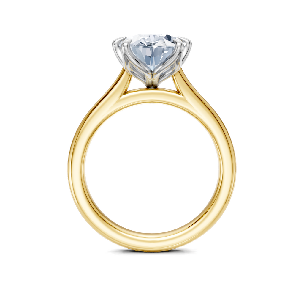 Image for Tulip Style Cathedral | 18k Two Tone