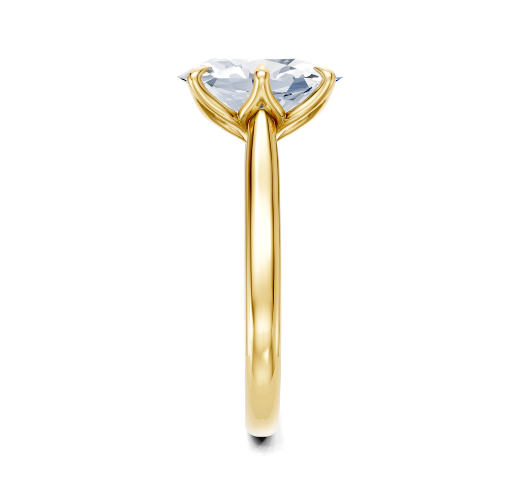 Image for Tulip Style Cathedral | 18k Yellow Gold