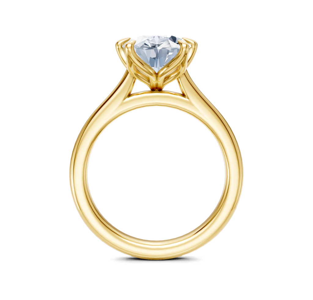 Image for Tulip Style Cathedral | 18k Yellow Gold