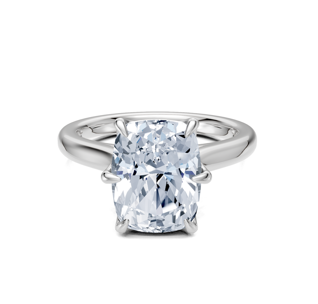 Image for Tulip Style Cathedral | 14k White Gold