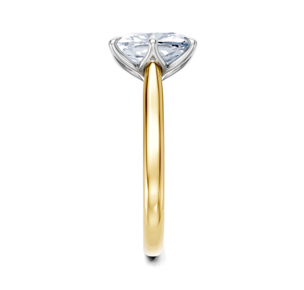 Image for Tulip Style Cathedral | 18k Two Tone