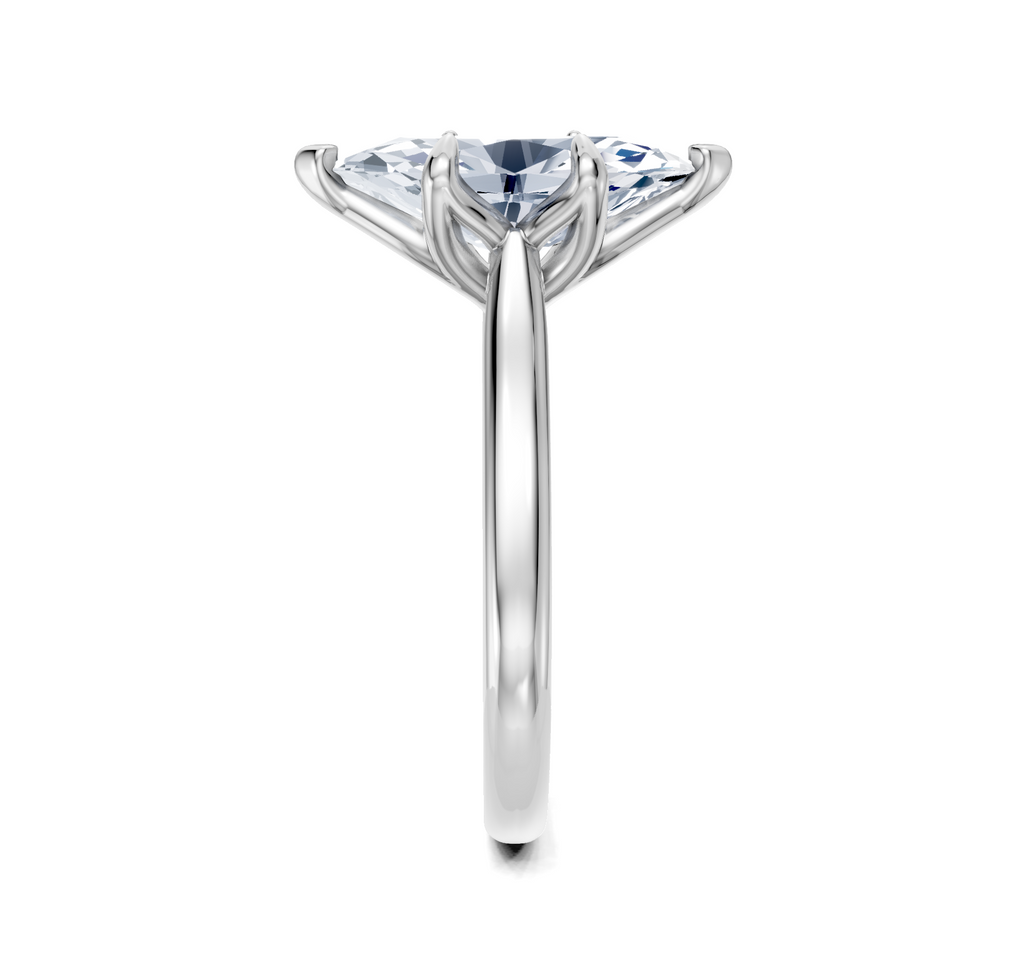 Image for Tulip Style Cathedral | 18k White Gold