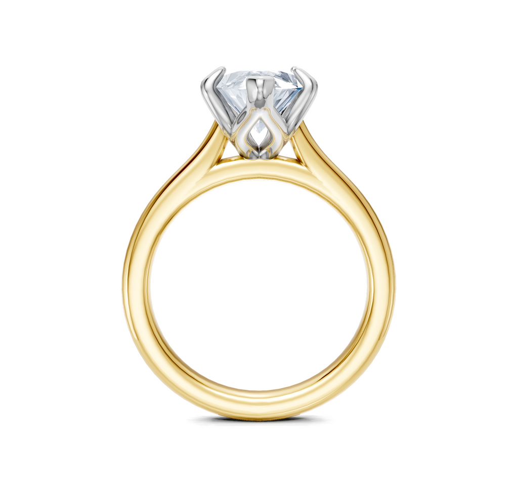 Image for Tulip Style Cathedral | 18k Two Tone