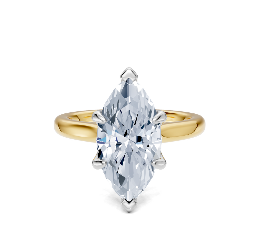 Image for Tulip Style Cathedral | 18k Two Tone