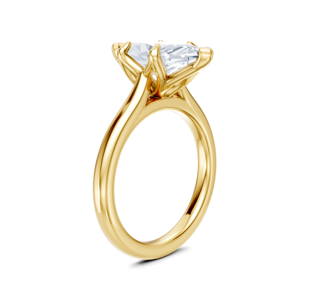 Image for Tulip Style Cathedral | 18k Yellow Gold