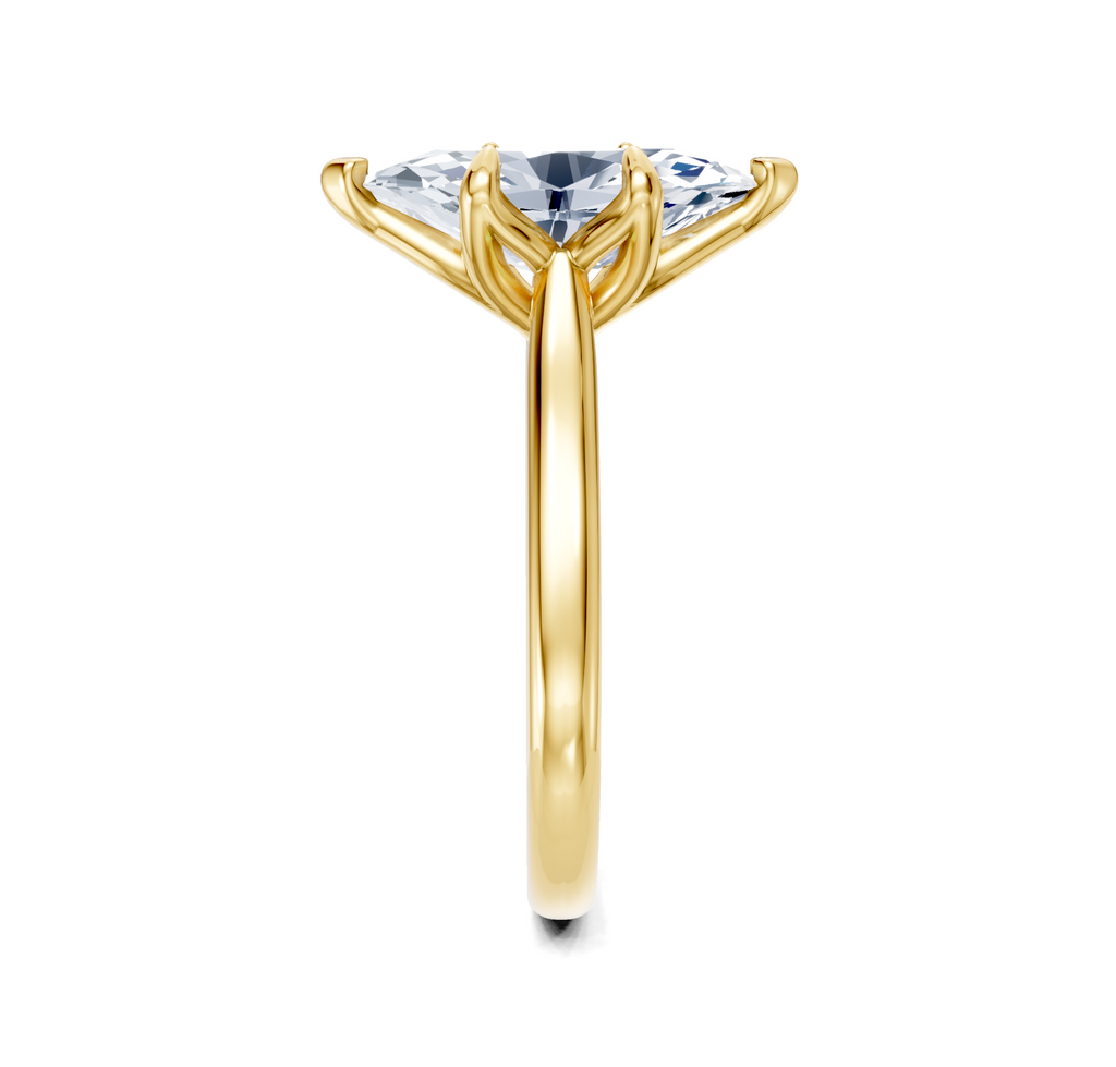 Image for Tulip Style Cathedral | 18k Yellow Gold