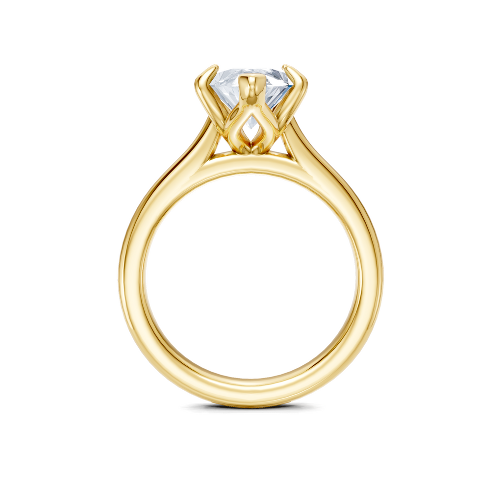 Image for Tulip Style Cathedral | 18k Yellow Gold