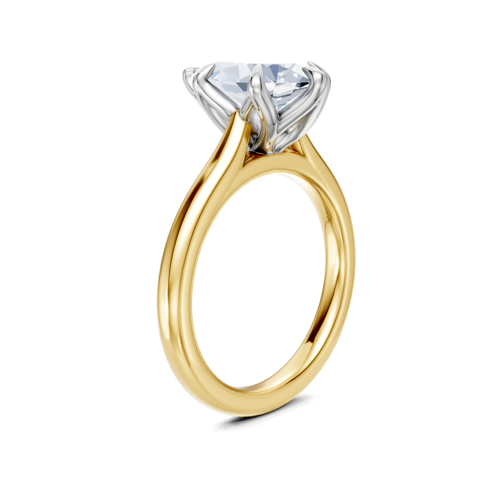 Image for Tulip Style Cathedral | 18k Two Tone