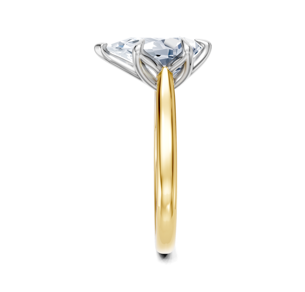 Image for Tulip Style Cathedral | 18k Two Tone
