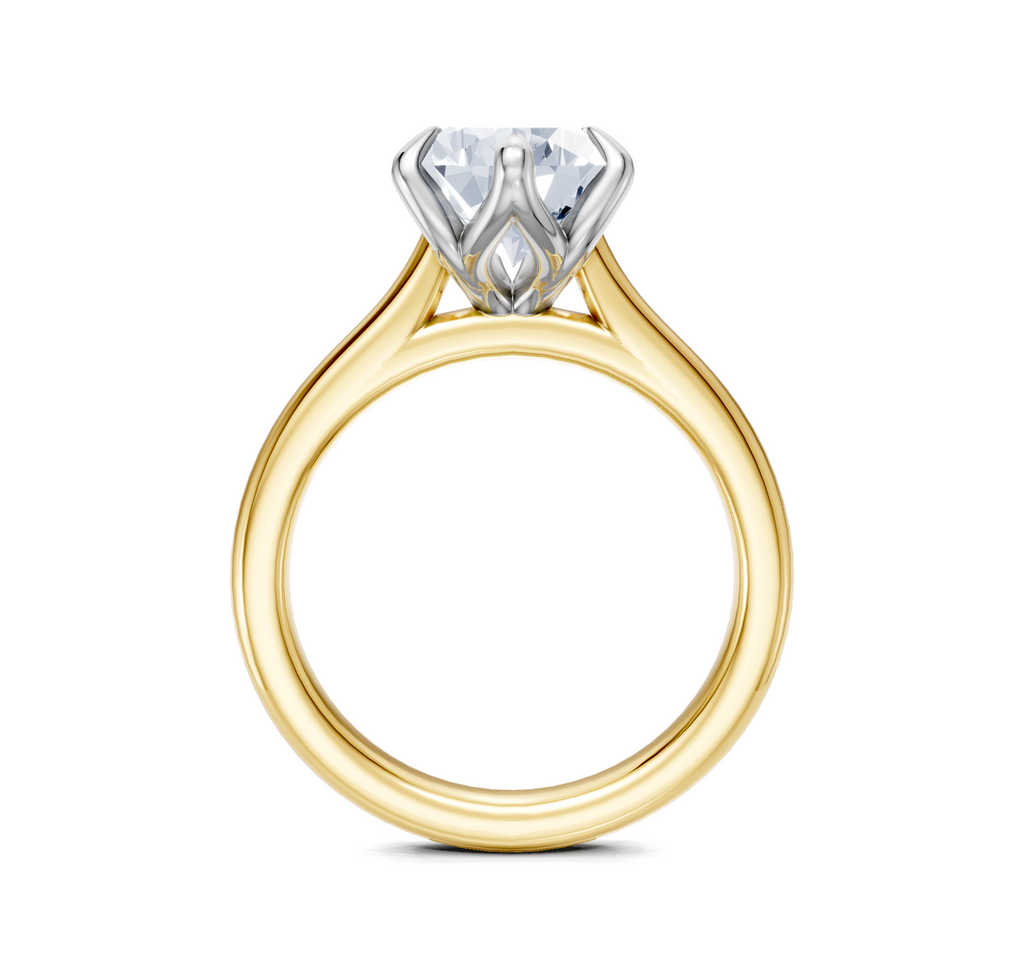 Image for Tulip Style Cathedral | 18k Two Tone