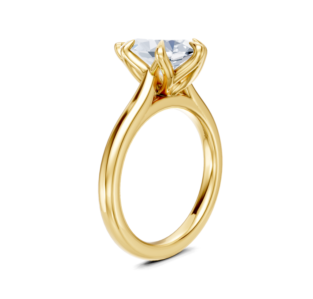 Image for Tulip Style Cathedral | 14k Yellow Gold