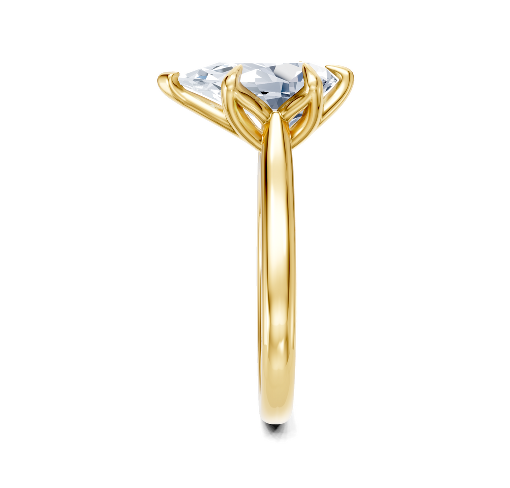 Image for Tulip Style Cathedral | 18k Yellow Gold
