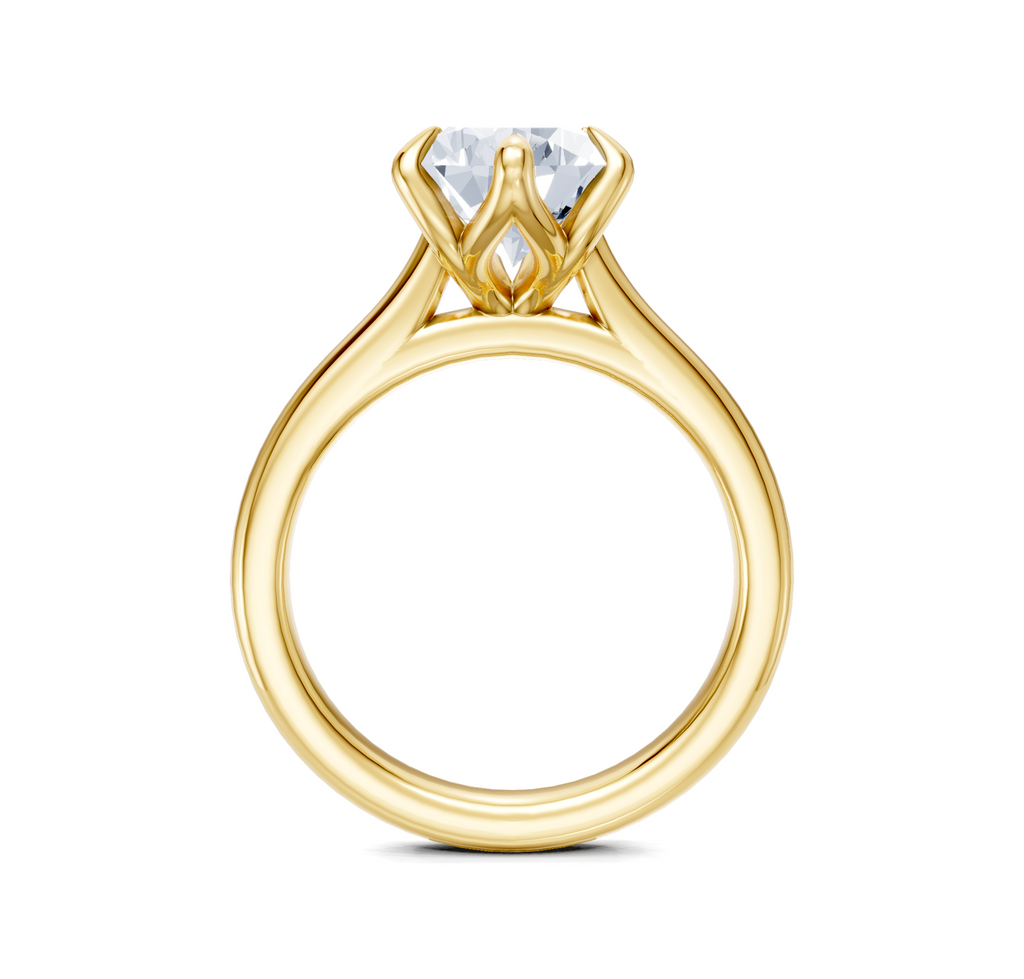 Image for Tulip Style Cathedral | 18k Yellow Gold