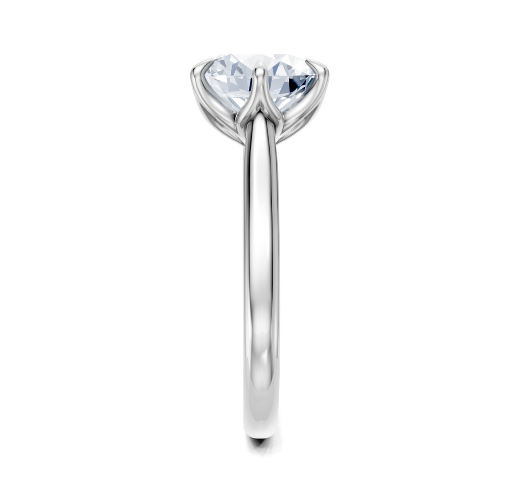 Image for Tulip Style Cathedral | 18k White Gold