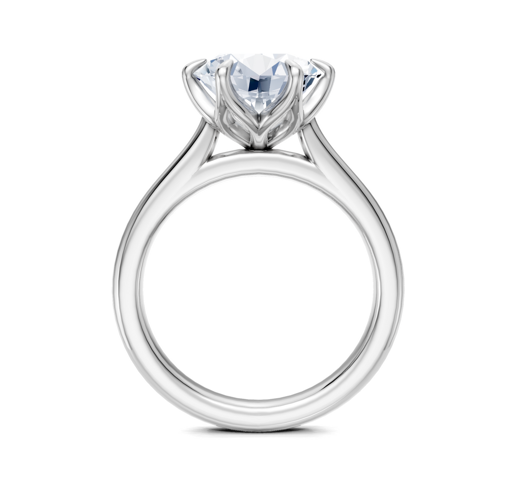 Image for Tulip Style Cathedral | 18k White Gold