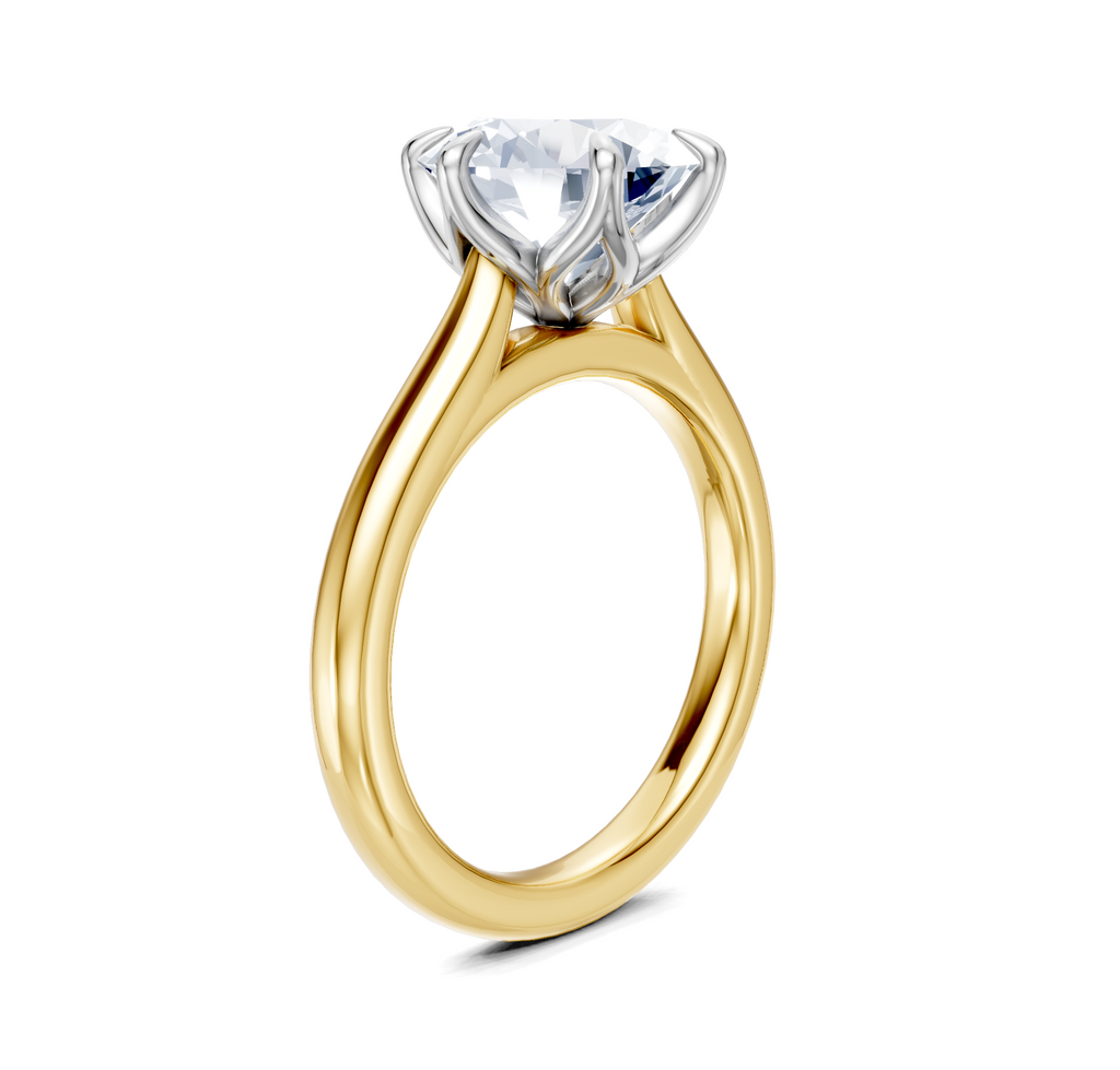 Image for Tulip Style Cathedral | 18k Two Tone