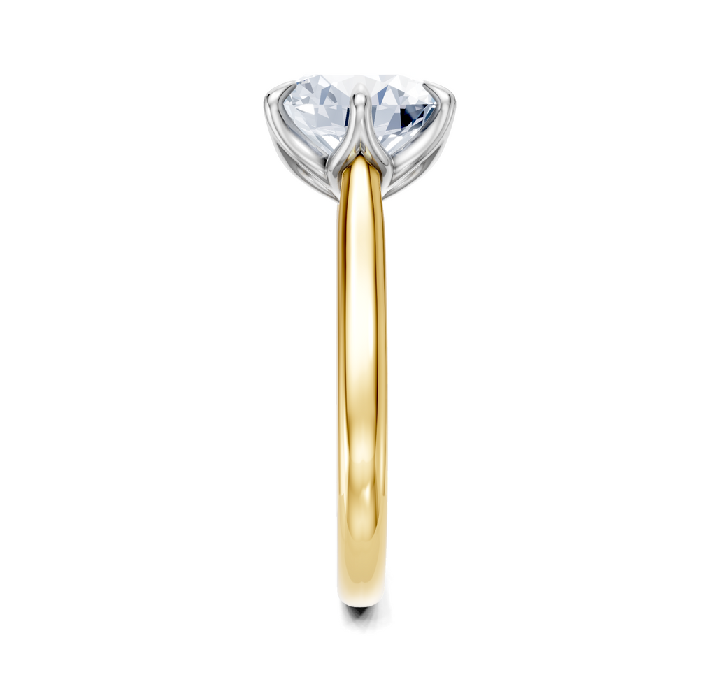 Image for Tulip Style Cathedral | 18k Two Tone