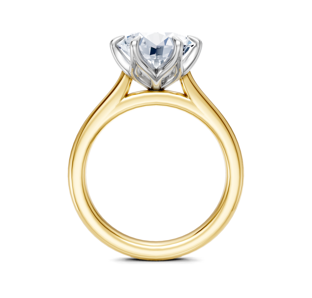 Image for Tulip Style Cathedral | 18k Two Tone