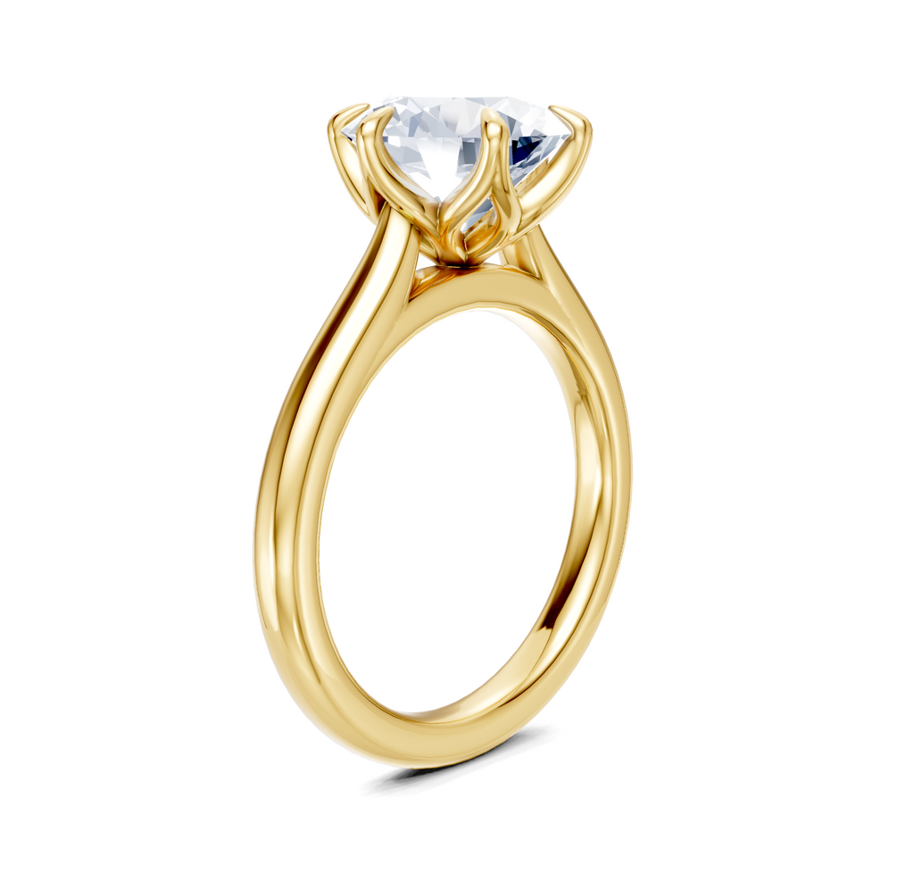 Image for Tulip Style Cathedral | 18k Yellow Gold