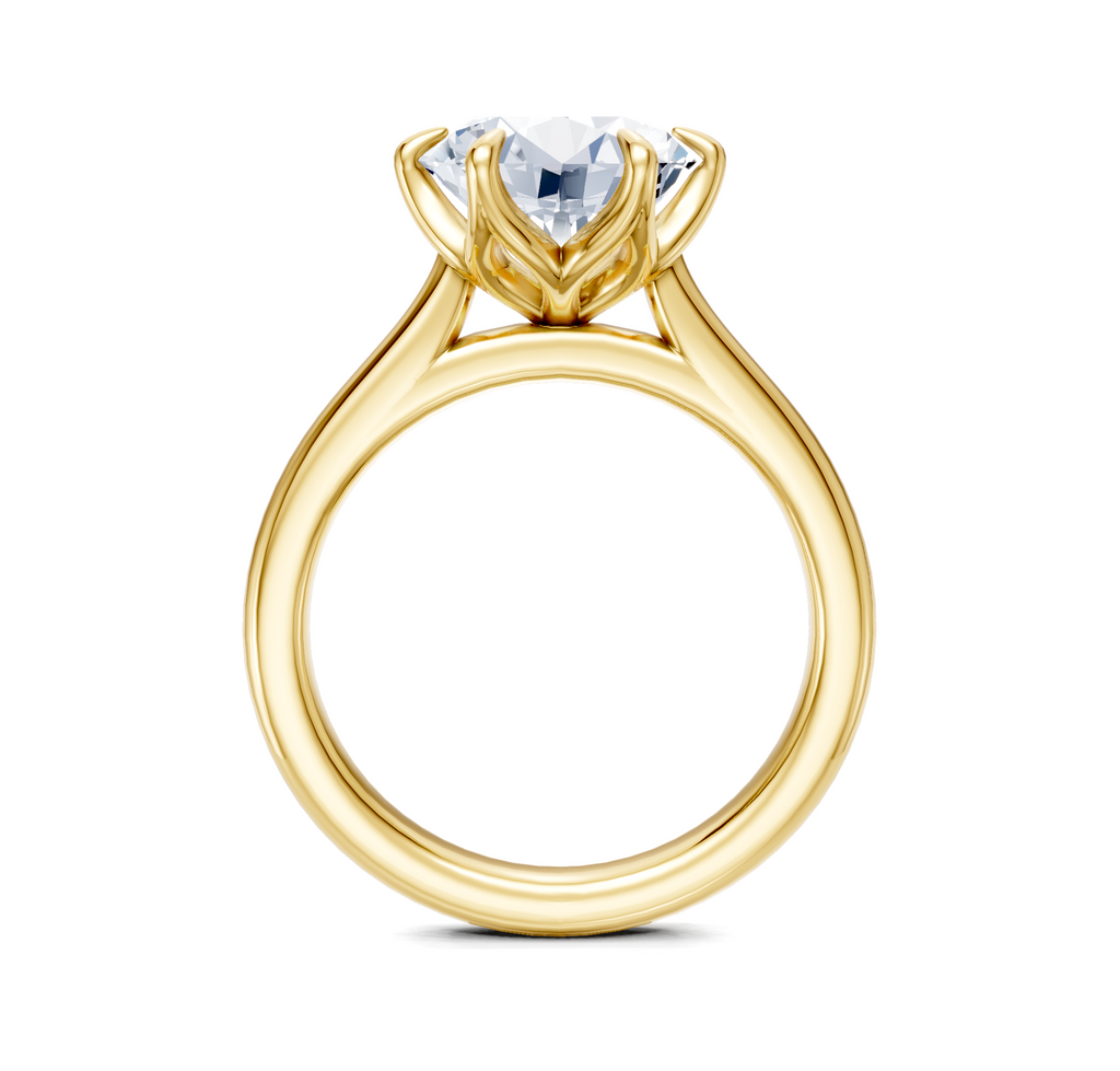 Image for Tulip Style Cathedral | 18k Yellow Gold