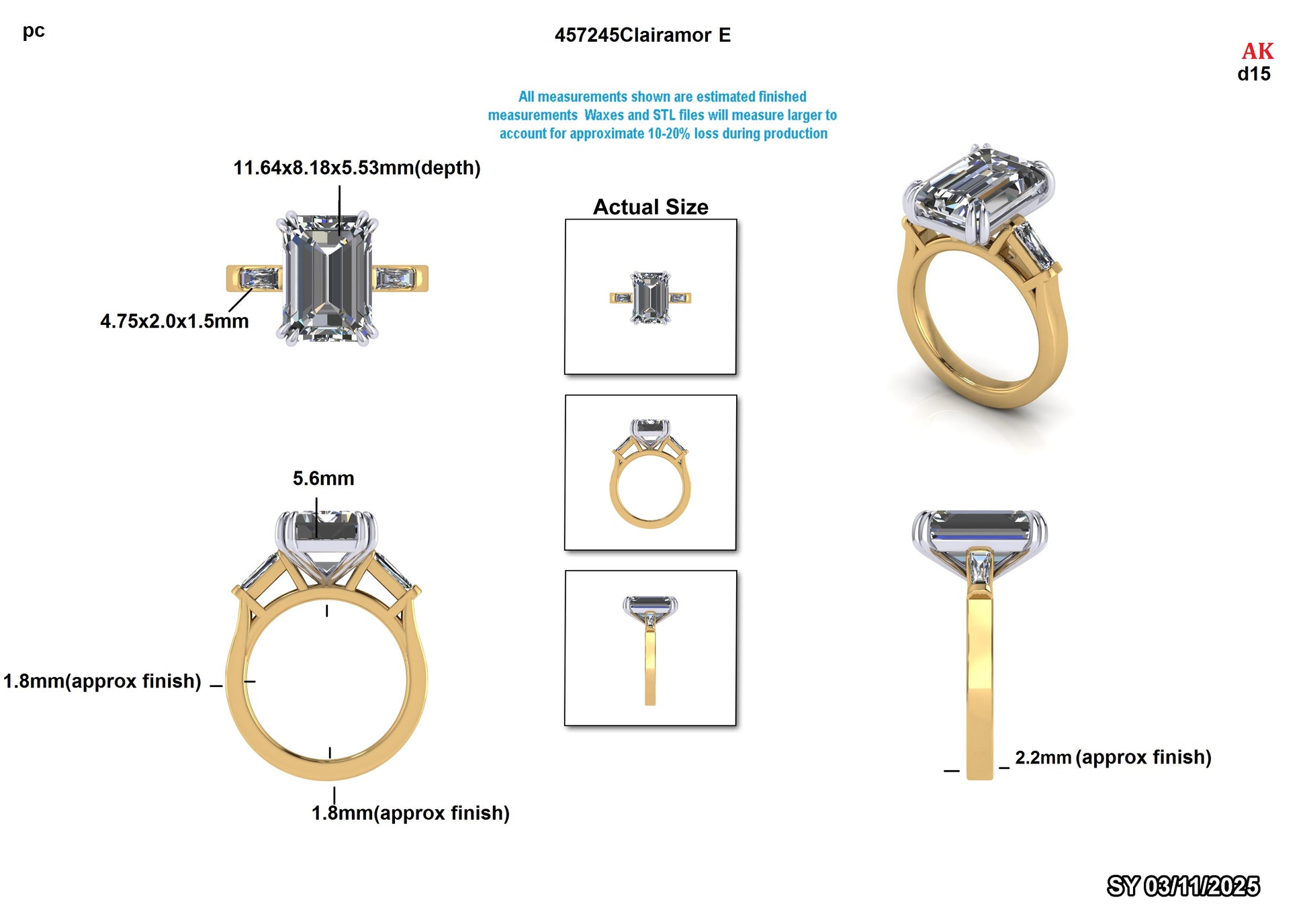Vinnie N. Custom Engagement Ring