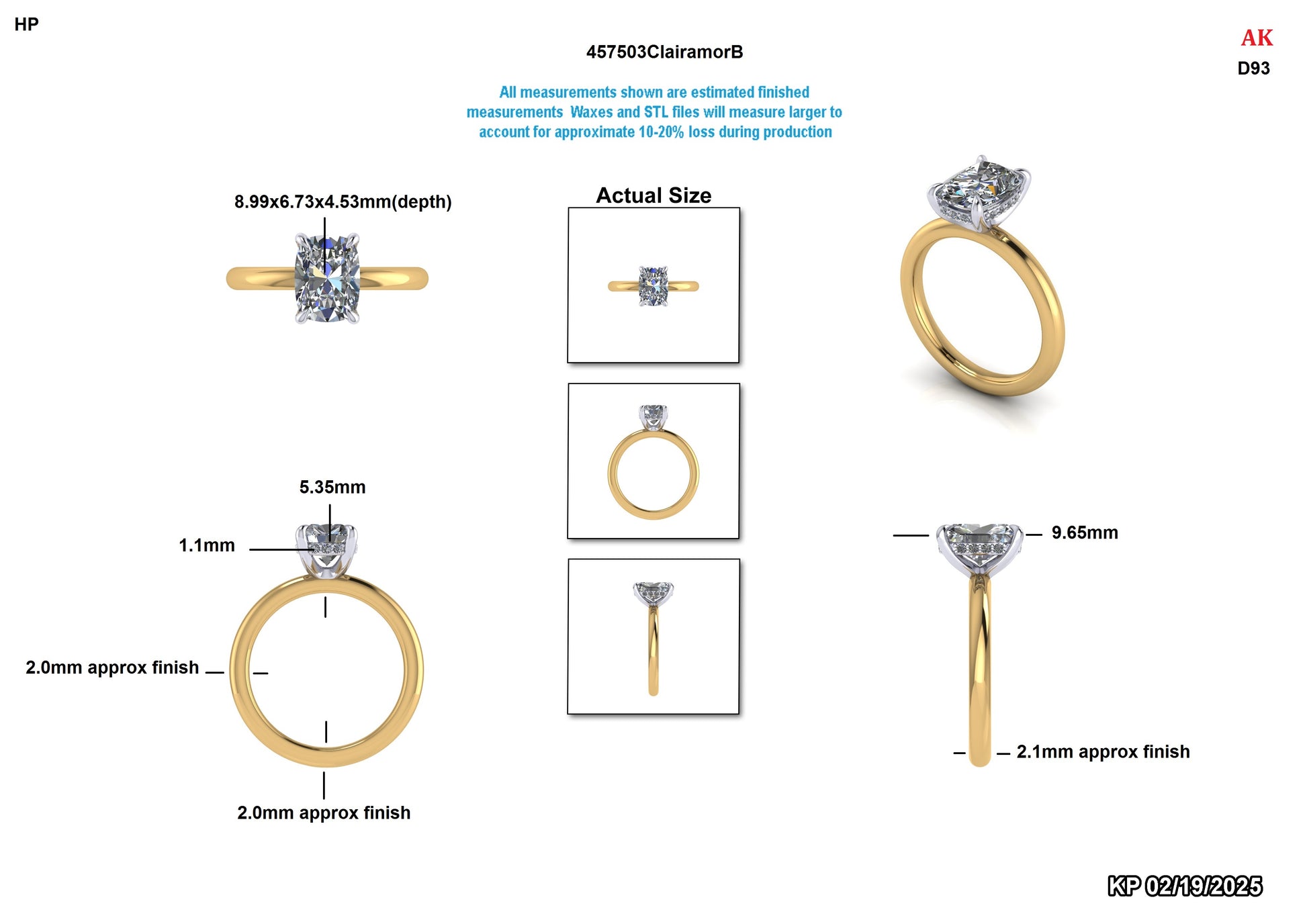 Charlie K. Custom Engagement Ring