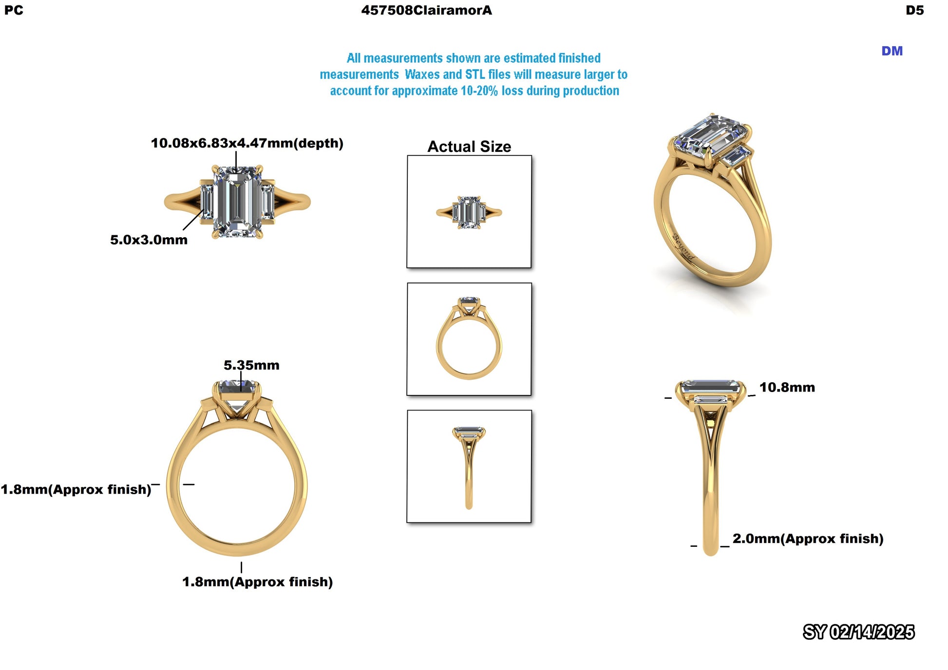 Matt- Elizabeth Custom Engagement Ring Design