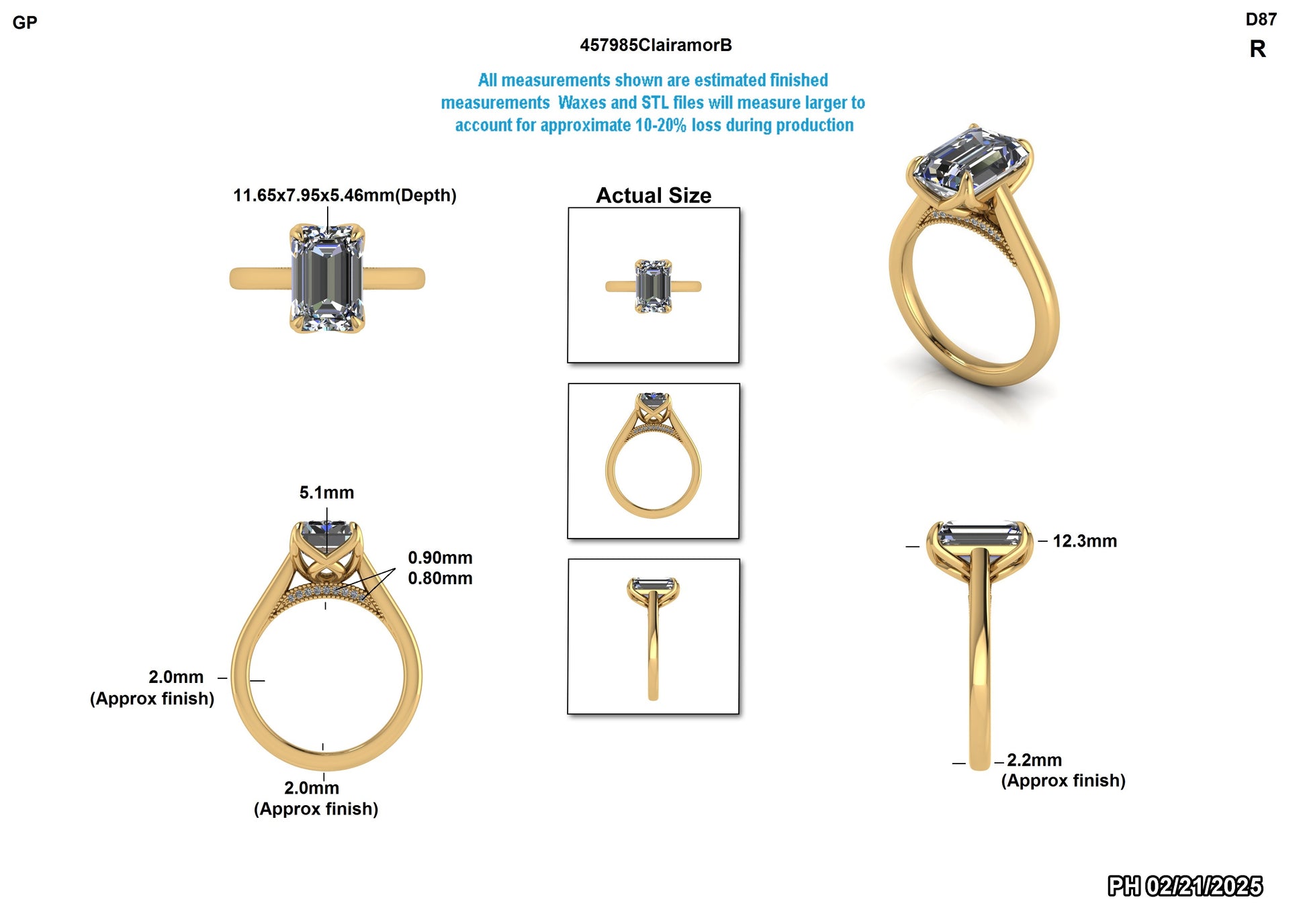 Nia T. Custom Engagement Ring