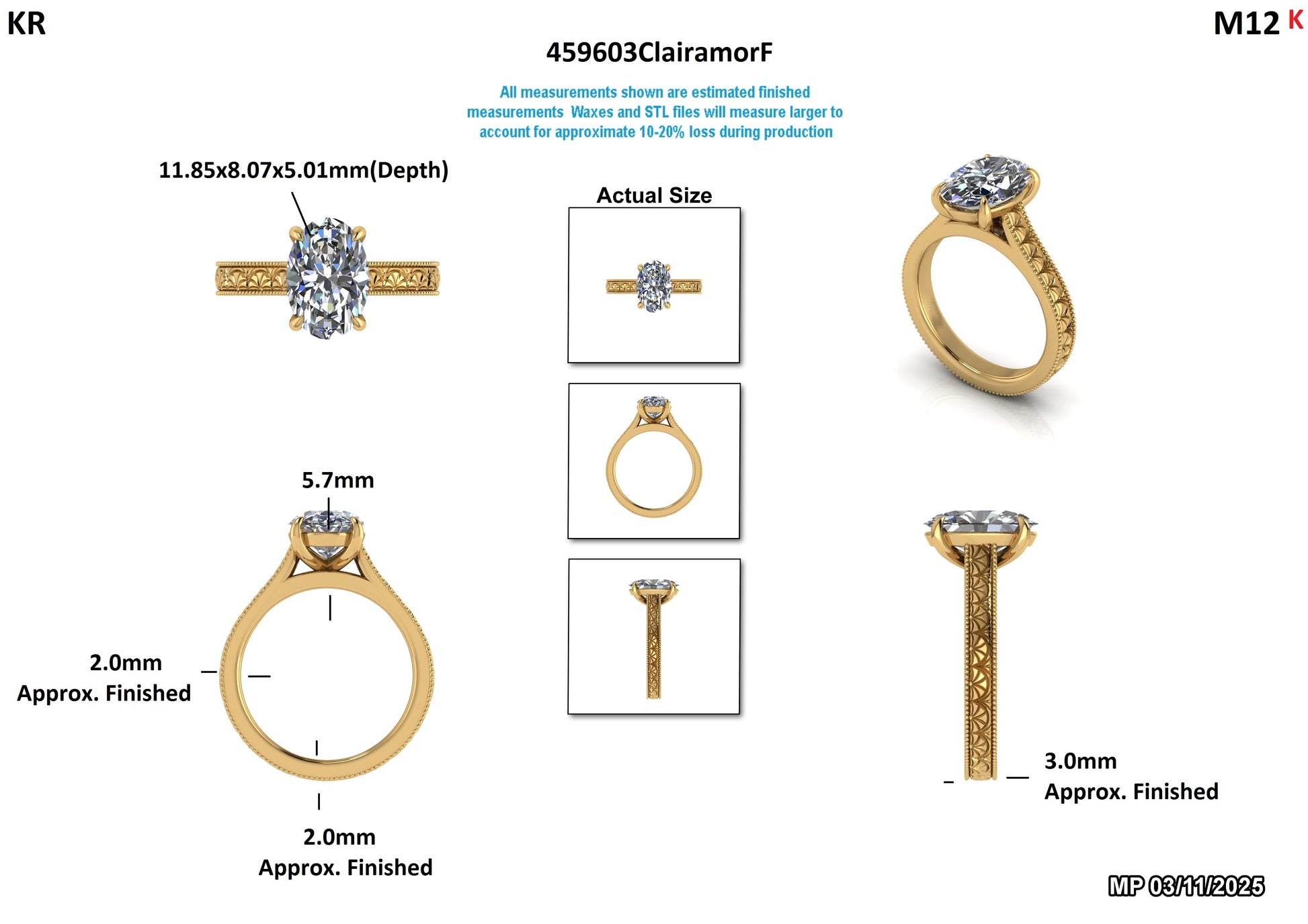 Karen T. Custom Engagement Ring