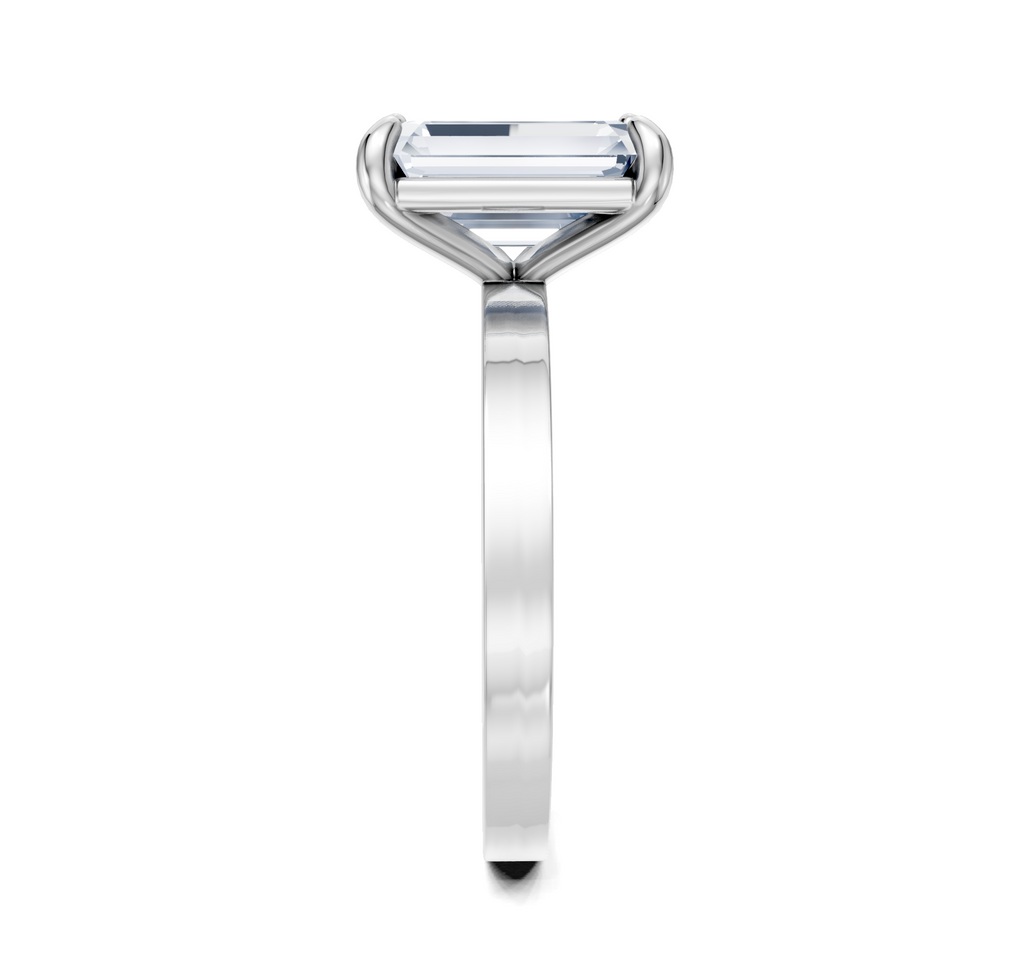 Image for Petite Square Shank | 14k White Gold