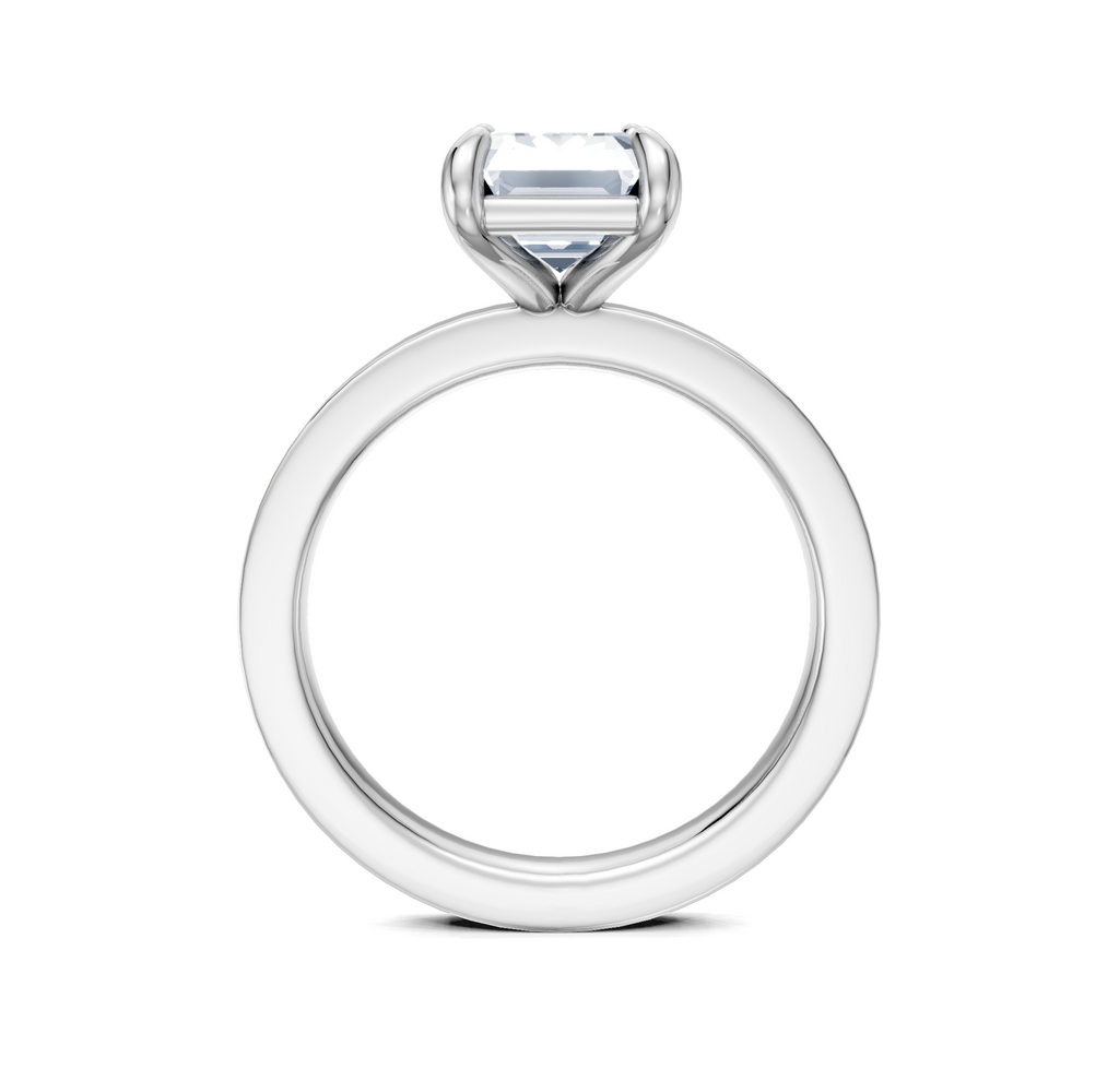 Image for Petite Square Shank | 14k White Gold