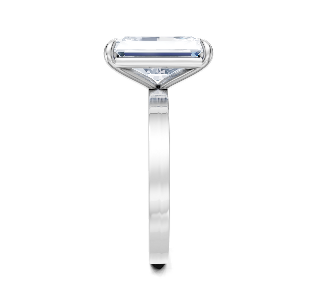 Image for Petite Square Shank | 14k White Gold