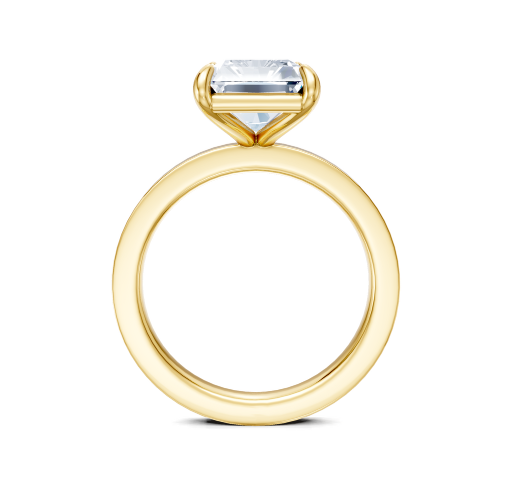 Image for Petite Square Shank | 18k Yellow Gold
