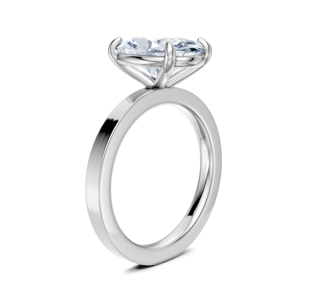 Image for Petite Square Shank | Platinum