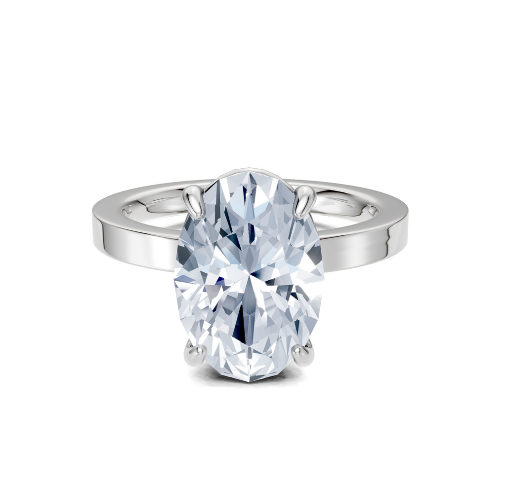 Image for Petite Square Shank | Platinum