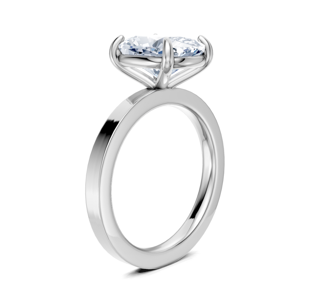 Image for Petite Square Shank | Platinum