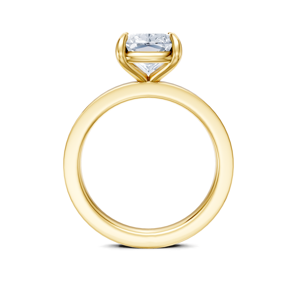 Image for Petite Square Shank | 14k Yellow Gold