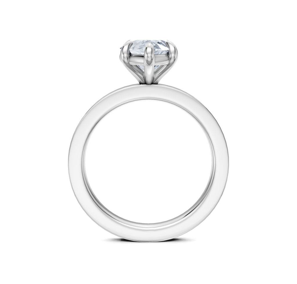 Image for Petite Square Shank | Platinum