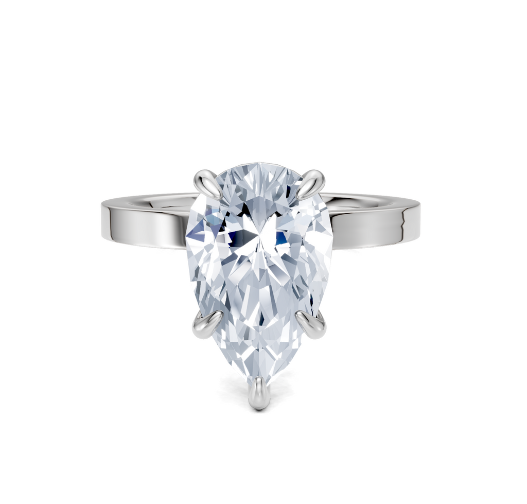 Image for Petite Square Shank | Platinum