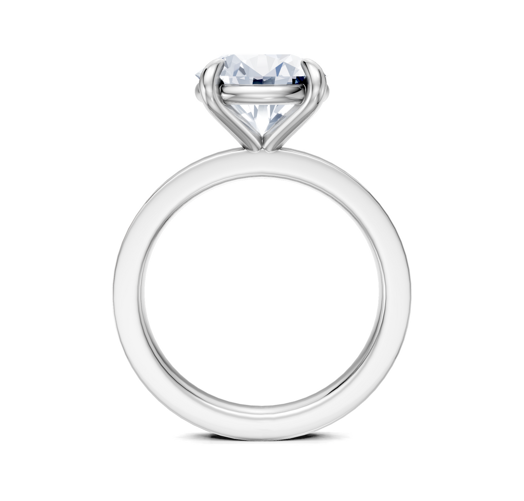 Image for Petite Square Shank | 14k White Gold
