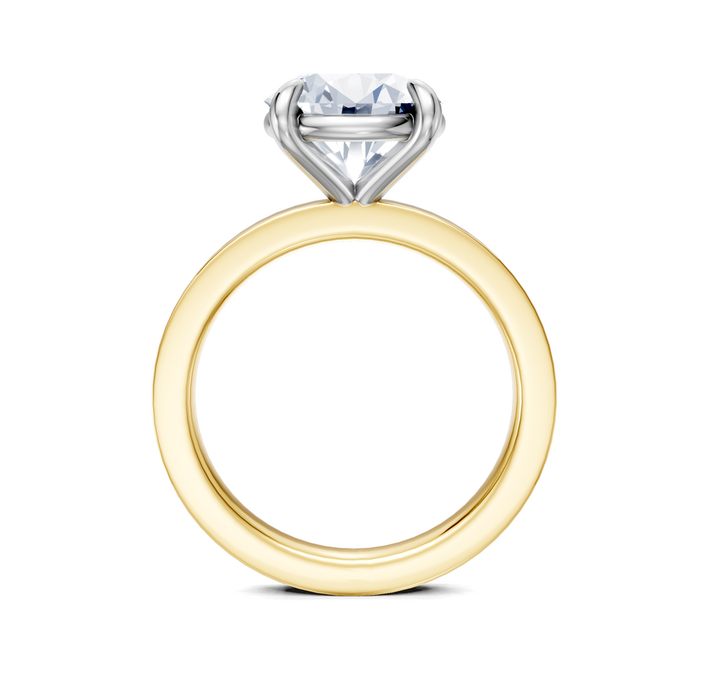 Image for Petite Square Shank | 18k Two Tone