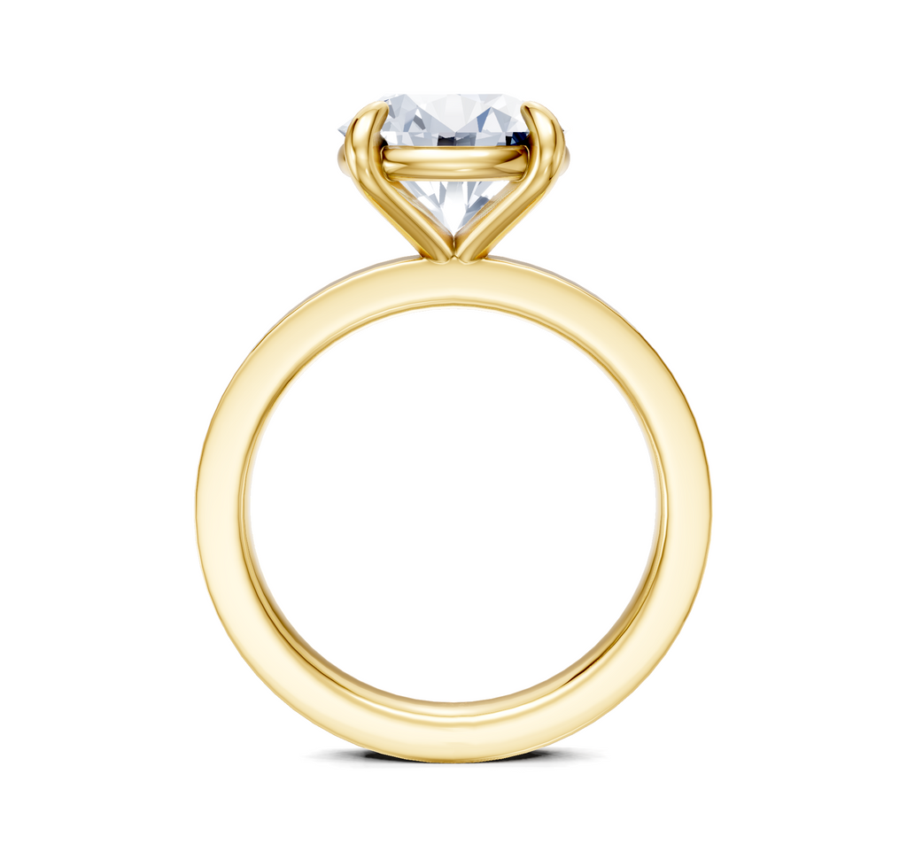 Image for Petite Square Shank | 14k Yellow Gold